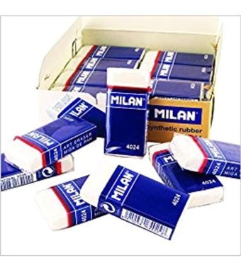 Milan 4024 Büyük Boy Beyaz Silgi