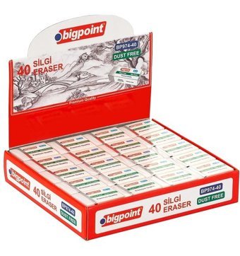 Bigpoint Küçük Boy Beyaz Silgi
