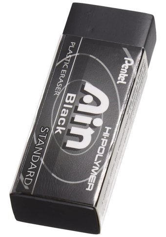 Pentel Orta Boy Siyah Sınav Silgi