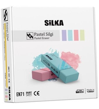 Silka Emoji Büyük Boy Çok Renkli Silgi