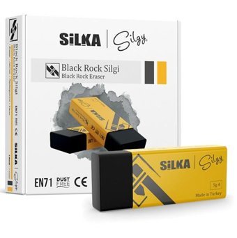 Silka ART-9 Büyük Boy Siyah Silgi