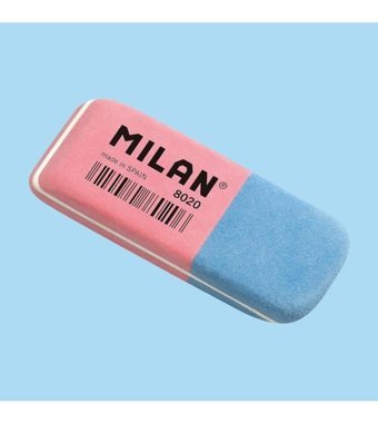 Milan Coucho Double 8020 Orta Boy Mavi-Pembe Silgi