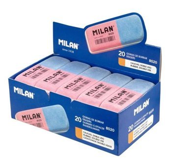 Milan Coucho Double 8020 Orta Boy Mavi-Pembe Silgi
