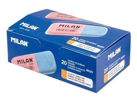 Milan Coucho Double 8020 Orta Boy Mavi-Pembe Silgi