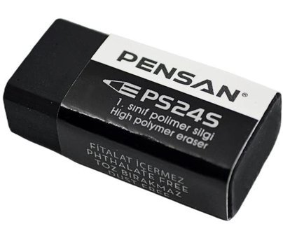 Pensan PS-24S Orta Boy Siyah Silgi