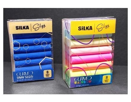 Silka Dev Boy Çok Renkli Sınav Silgi