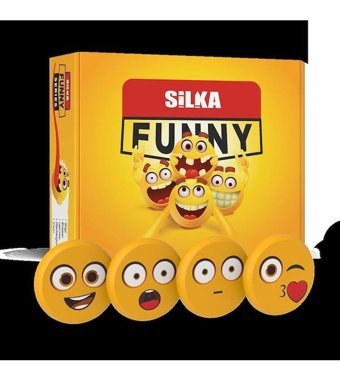 Silka Funny Emoji Orta Boy Çok Renkli Silgi