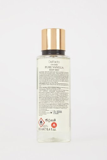 Defacto Pure Vanilla Vanilya Kadın Vücut Spreyi 250 ml
