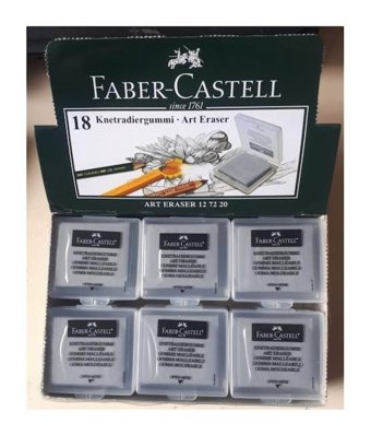 Faber Castell Orta Boy Gri Hamur Silgi