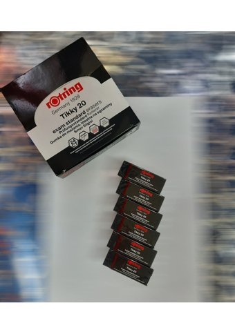 Rotring  Tikky 30 Orta Boy Siyah Sınav Silgi