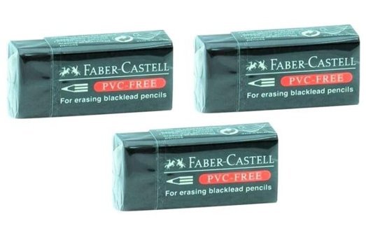 Faber Castell Orta Boy Siyah Silgi