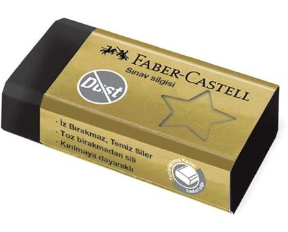 Faber Castell 187240 Orta Boy Siyah Sınav Silgi