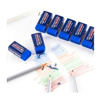 Faber Castell 6675327 Büyük Boy Mavi Sınav Silgi