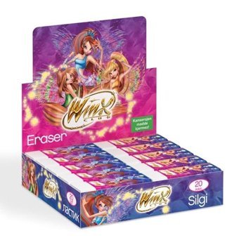 Winx Club 65362 Winx Büyük Boy Beyaz Silgi