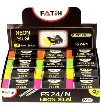 Fatih FS24 Orta Boy Çok Renkli Silgi