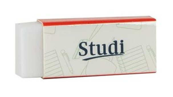 Studi Küçük Boy Beyaz Silgi