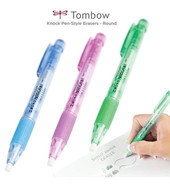 Tombow Mono Knock Orta Boy Pembe Silgi