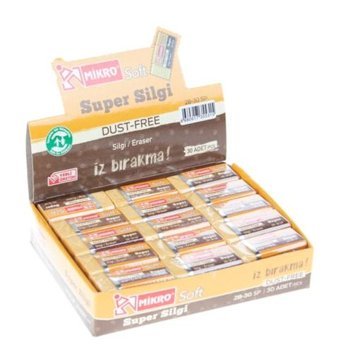 Mikro Soft 2B-30SP Orta Boy Turuncu Silgi