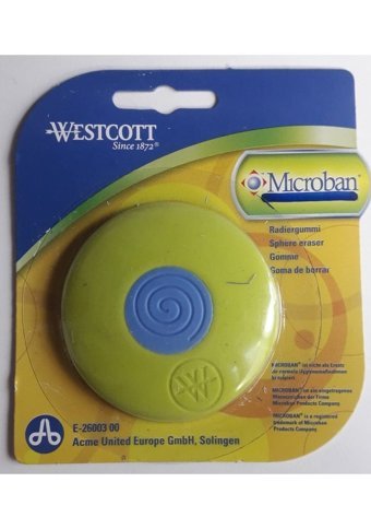 Westcott Microban Orta Boy Çok Renkli Silgi