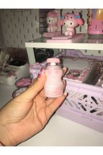 Cute Kawaii Store Turuncu Tekli Şerit Daksil