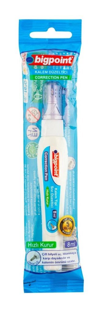 Bigpoint Beyaz Tekli Kalem-Sıvı Daksil