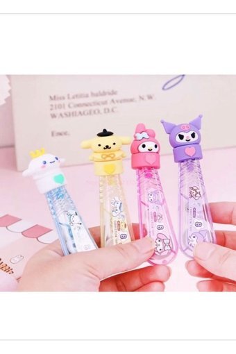 Cute Kawaii Store Mavi Tekli Şerit Daksil