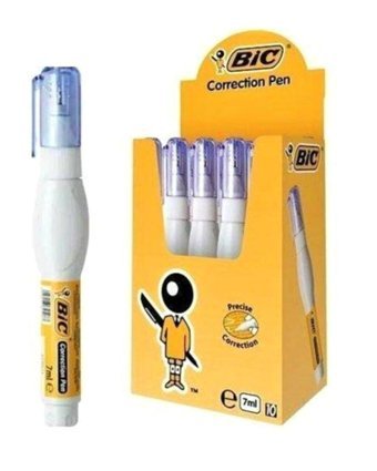 Bic Beyaz Tekli Kalem-Sıvı Daksil
