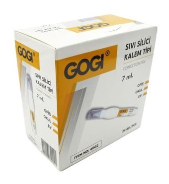 Gogi Beyaz 24'lü Kalem-Sıvı Daksil
