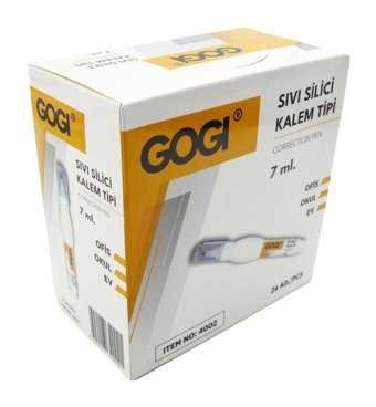 Gogi Beyaz 24'lü Kalem-Sıvı Daksil
