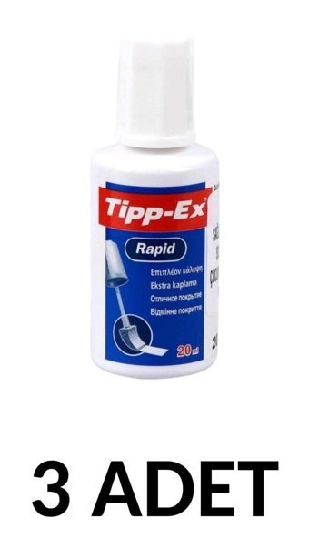 Tipp-Ex Beyaz 3'lü Sıvı Daksil