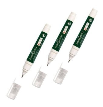 Faber Castell Beyaz 3'lü Kalem-Sıvı Daksil