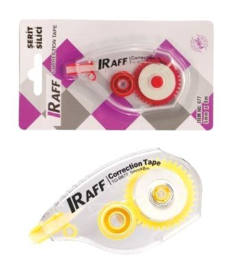 Raff Turuncu Tekli Şerit Daksil