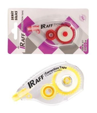 Raff Turuncu Tekli Şerit Daksil