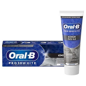 Oral-B Pro 3D White Kömürlü Florürlü Diş Macunu 75 ml