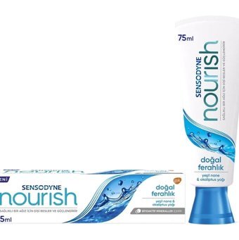 Sensodyne Nourish Nane & Okaliptus Naneli Organik Florürlü Diş Macunu 75 ml