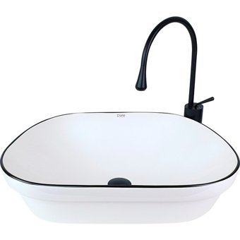 Pure Concept Klasik Tekli Tezgah Üstü Çanak Lavabo Beyaz
