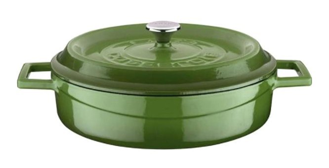 Lava Trendy İndüksiyonlu Döküm 24 cm Karnıyarık Tenceresi Yeşil