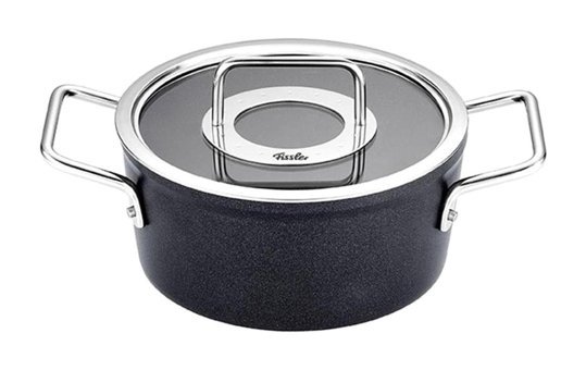 Fissler Adamant İndüksiyonlu Cam Kapaklı Granit 20 cm Derin Tencere