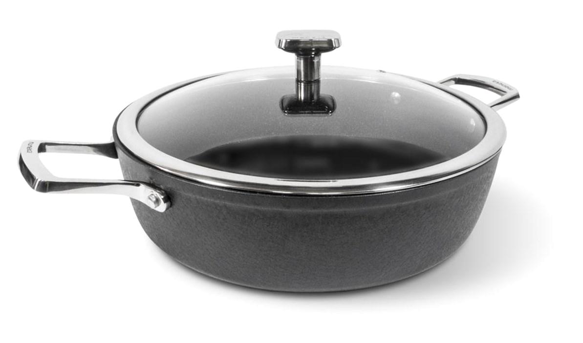 Moneta Armonia Cam Kapaklı Granit 28 cm Karnıyarık Tenceresi