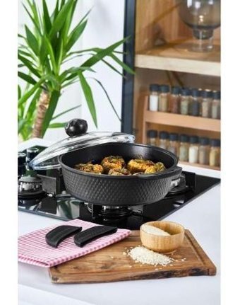 Amboss Kuvars Döküm 30 cm Karnıyarık Tenceresi
