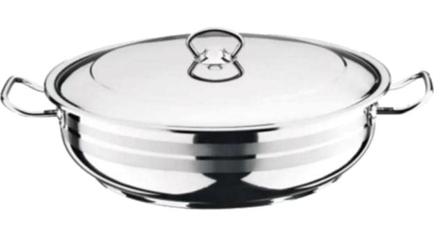 Royal Gastro Çelik 32 cm Derin Tencere