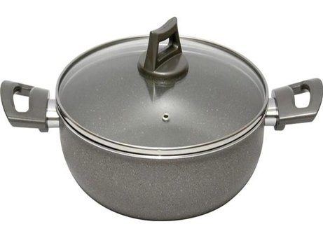 Mehtap Cam Kapaklı Granit 24 cm Karnıyarık Tenceresi