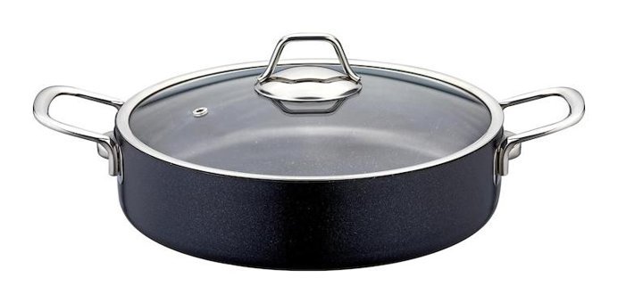 Evimsaray Zest Gusto Cam Kapaklı Granit 28 cm Karnıyarık Tenceresi