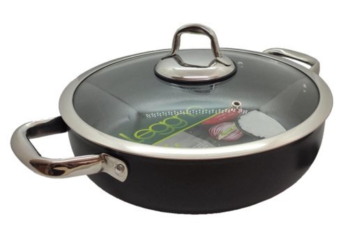 Leggno Mst2828st28bk Cam Kapaklı Titanyum 28 cm Karnıyarık Tenceresi