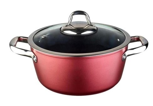 Leggno Mdy2828dt20rd Cam Kapaklı Titanyum 20 cm Basık Tencere