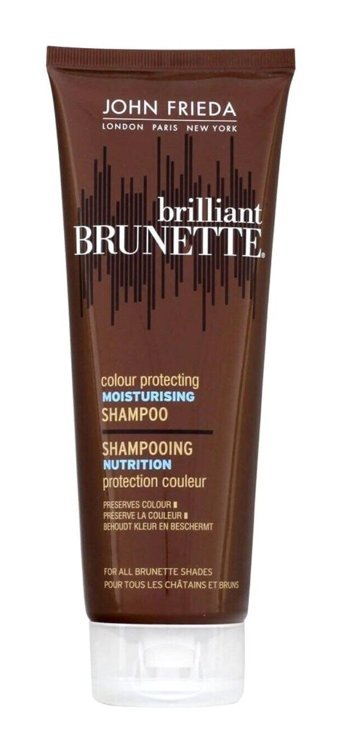 John Frieda Brilliant Brunette Besleyici Boyalı Saçlar İçin Standart Unisex Şampuan 250 ml