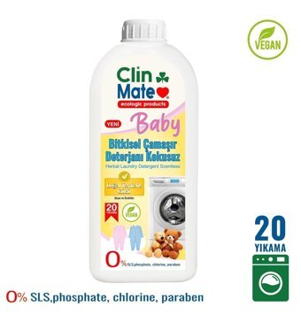 Clinmate Kokusuz Hipoalerjenik Organik Bitkisel 750 ml Sıvı Bebek Deterjanı