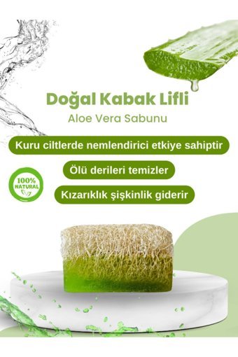 Baltonik Kabak Lifli Organik Aloe Vera Sabun