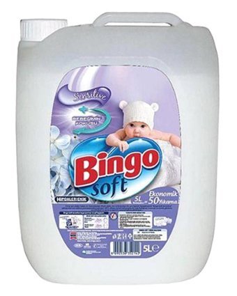 Bingo Soft Sensitive Normal 50 Yıkama Yumuşatıcı 6x5 lt