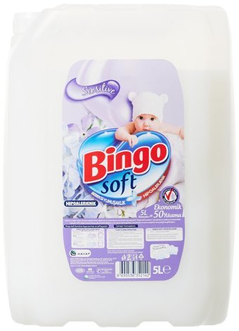 Bingo Soft Sensitive Normal 50 Yıkama Yumuşatıcı 5 lt